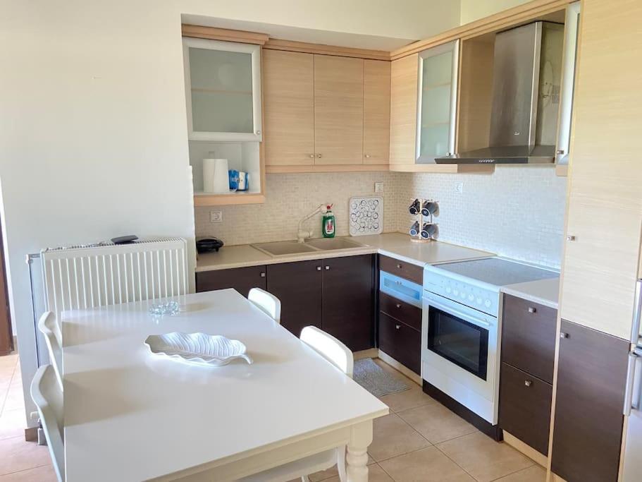 Cozy 2 Room Apartment With Garden Near Athens Air-Port Ártemida Kültér fotó