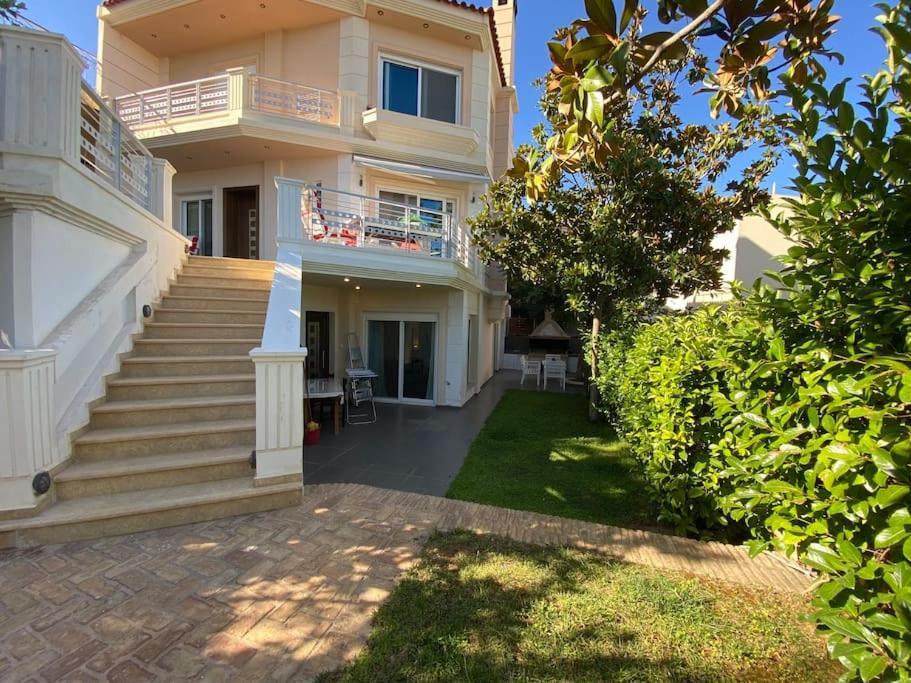 Cozy 2 Room Apartment With Garden Near Athens Air-Port Ártemida Kültér fotó